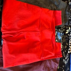 Fabletics Bold Red High-Waisted Leggings